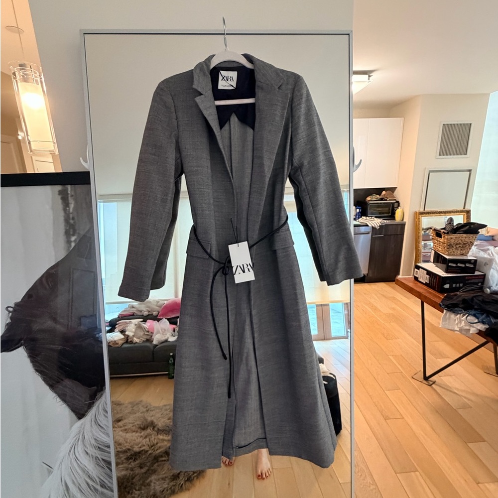 Zara Gray Women's Long Coat